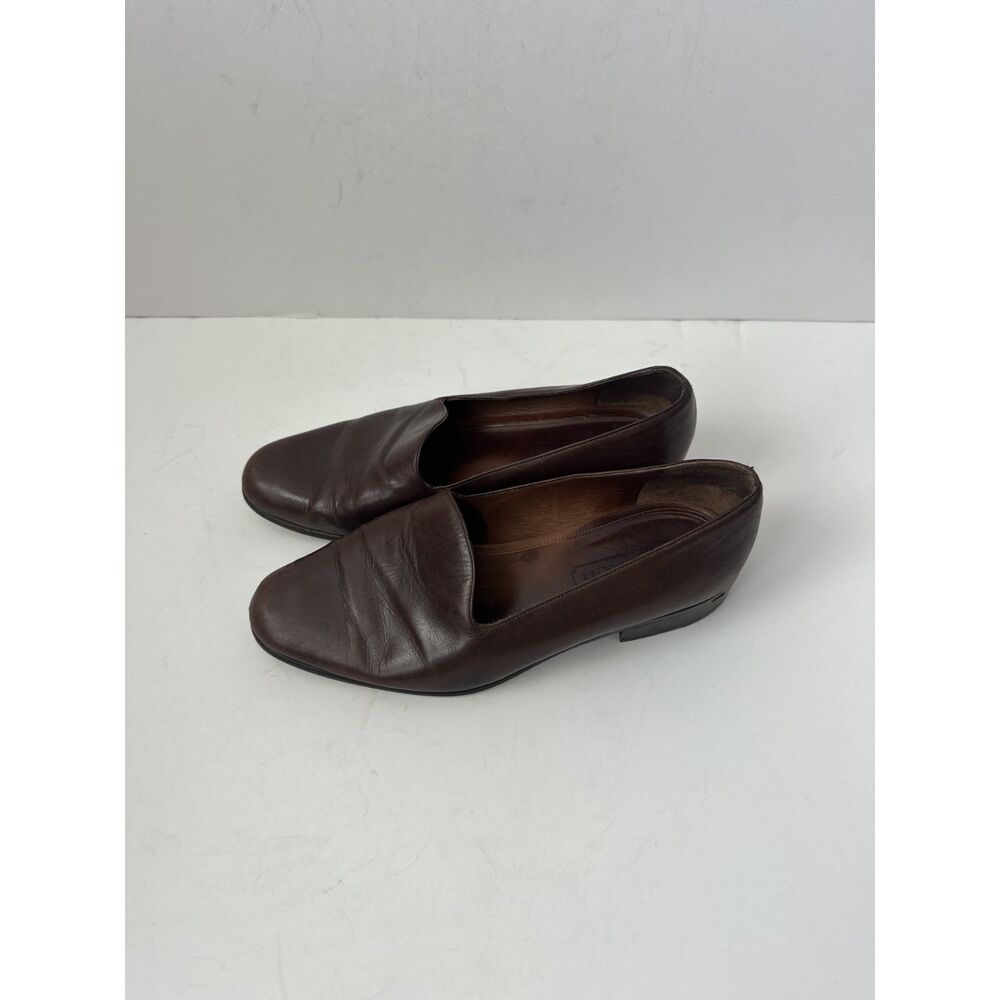 Vintage Coach Brown Leather Loafers